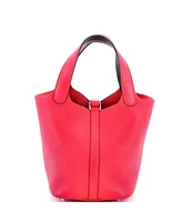 Pre-Owned Hermes Pm Eclat Picotin Lock Bag Clemence with Swift