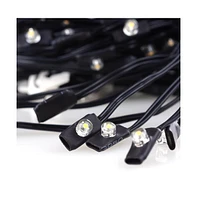 40 Led Solar String Light Warm White for 9ft 8-Rib Outdoor Patio Offset Aluminum Umbrella