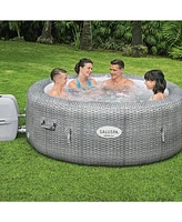 Bestway SaluSpa Honolulu AirJet Inflatable Hot Tub with 140 Soothing Jets, Gray