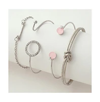 Sohi Gold-Plated Everyday Hand Bracelet Sets