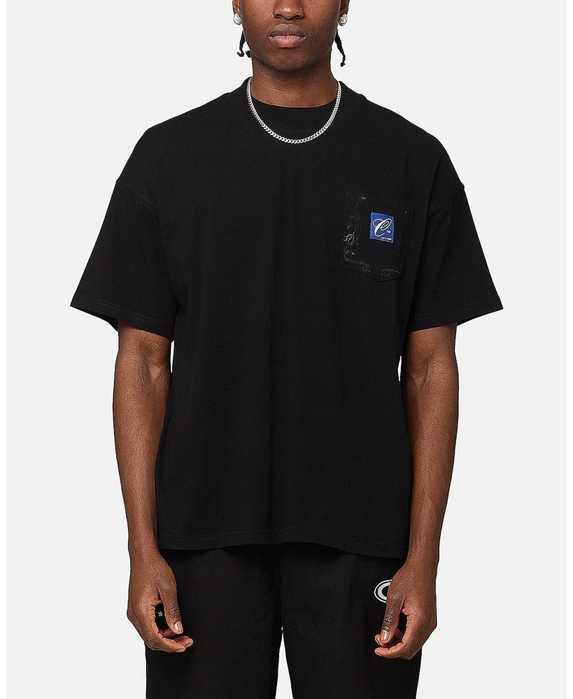 Carre Men's Floral Pocket Oversized T-Shirt