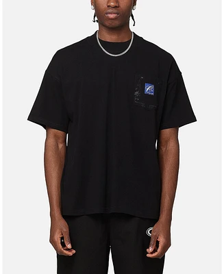 Carre Men's Floral Pocket Oversized T-Shirt