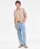 Sun Stone Mens Inside Out T Shirt Baggy Jeans Button Front Shirt Exclusively At Macys