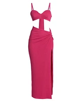 Jluxlabel Women's Deidra Draped Skirt Set