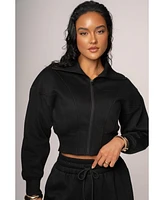 Jluxlabel Women's Logo Zip Up Jacket
