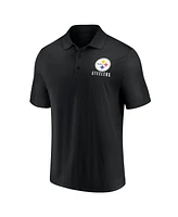 Fanatics Men's Pittsburgh Steelers Lockup Polo Shirt