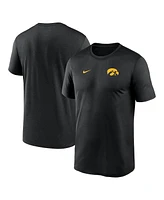 Nike Men's Black Iowa Hawkeyes 2025 Sideline Small Logo Legend Performance T-Shirt