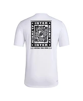 Adidas Men's White Inter Miami Cf Local Wrap T-Shirt