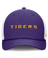 Nike Men's Purple Lsu Tigers Rise Performance Adjustable Trucker Hat