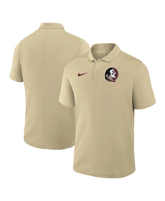 Nike Men's Gold Florida State Seminoles Primetime Victory Primary Logo Performance Polo Shirt