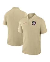 Nike Men's Gold Florida State Seminoles Primetime Victory Primary Logo Performance Polo Shirt