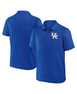 Fanatics Men's Royal Kentucky Wildcats Victory Calls Stripe Polo Shirt