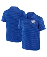 Fanatics Men's Royal Kentucky Wildcats Victory Calls Stripe Polo Shirt