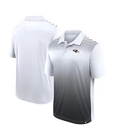 Logo Athletic Men's White/Black Baltimore Ravens Sandlot Game Polo Shirt