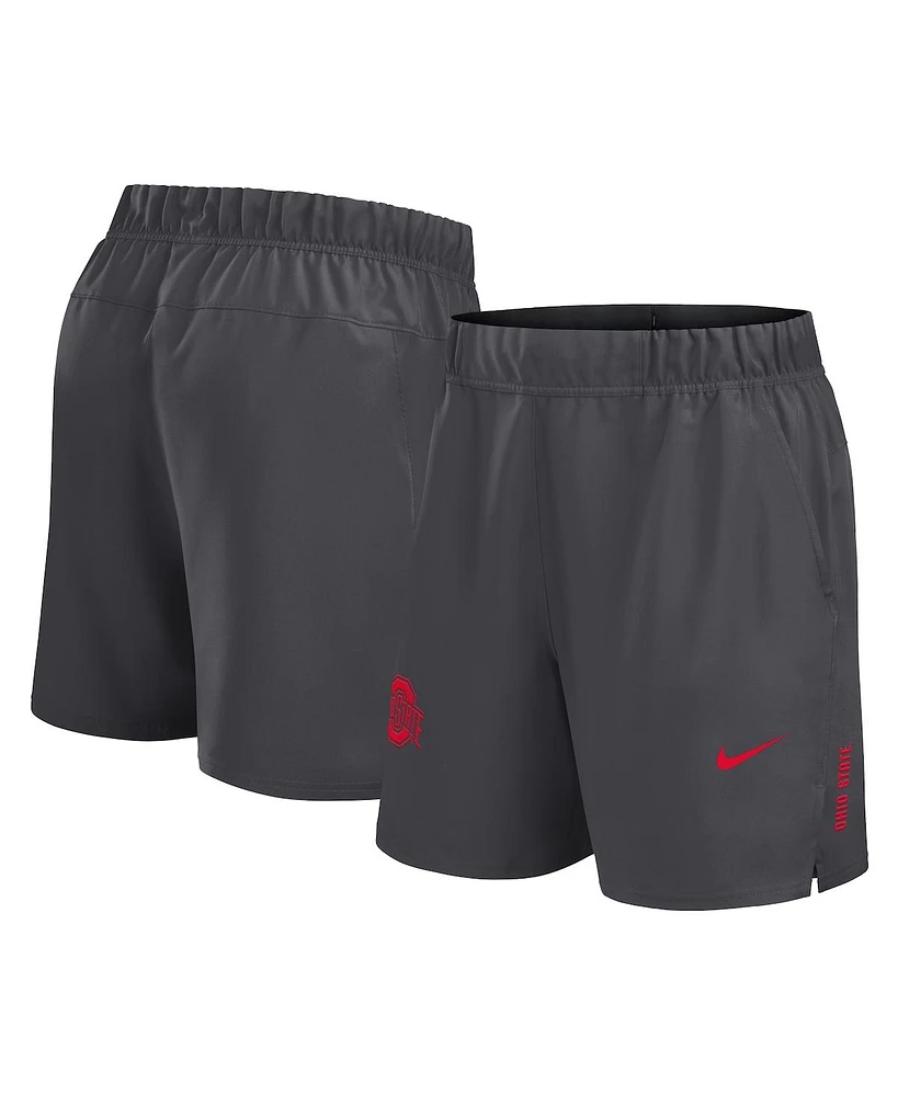 Nike Men's Charcoal Ohio State Buckeyes Primetime Woven Victory Performance Shorts