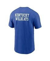 Nike Men's Royal Kentucky Wildcats 2-Hit Stacked T-Shirt