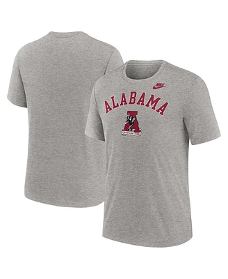 Nike Men's Heather Gray Alabama Crimson Tide Legacy Arch Tri-Blend T-Shirt