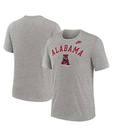 Nike Men's Heather Gray Alabama Crimson Tide Legacy Arch Tri-Blend T-Shirt