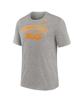 Nike Men's Heather Gray Tennessee Volunteers Legacy Arch Tri-Blend T-Shirt