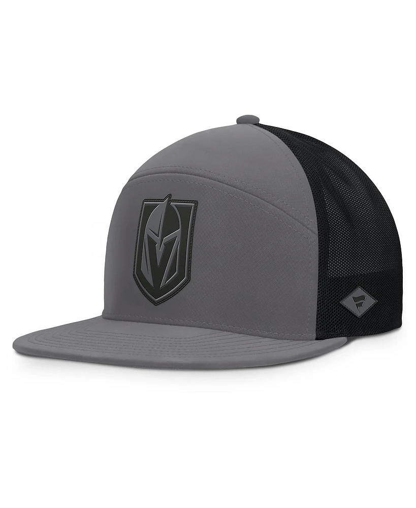 Fanatics Men's Charcoal Vegas Golden Knights Fairweather Adjustable Hat