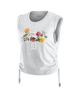 Wear by Erin Andrews Women's Heather Gray Detroit Tigers Cinched Tank Top