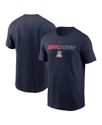 Nike Men's Navy Arizona Wildcats 2025 Sideline Mantra Performance T-Shirt