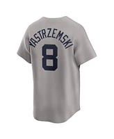 Nike Men's Carl Yastrzemski Gray Boston Red Sox Throwback Cooperstown Collection Limited Jersey