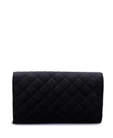 Pre-Owned Versace La Medusa Chain Clutch Quilted Velvet