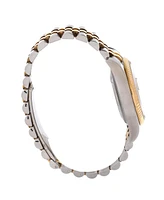 Pre-Owned Rolex Oyster Perpetual Datejust Automatic Watch in Stainless Steel and Gold with Diamond Markers 36mm