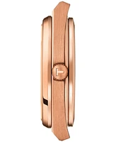 Tissot Men's Swiss Automatic Prx Powermatic 80 Rose Gold Pvd Stainless Steel Bracelet Watch 40mm
