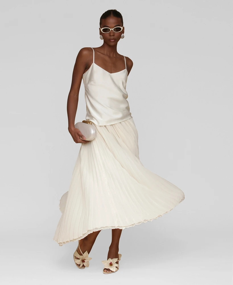 Avec Les Filles Women's Layered-Look Maxi Dress