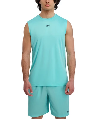 Reebok Men's Sleeveless Logo Tech Tank Top