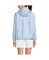 Lands' End Women's Packable Anorak Windbreaker
