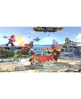 Nintendo Switch White Oled Console with Super Smash Bros. Ultimate, Surge Accessory Gaming Kit, MightySkins Console and Controller Skin Voucher
