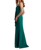 Tadashi Shoji Women's Mallam Waterfall Drape Gown