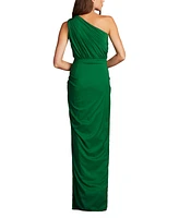 Tadashi Shoji Women's Lena Waterfall Drape Gown