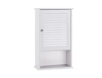 Bathroom Wall Mount Storage Cabinet Single Door with Height Adjustable Shelf