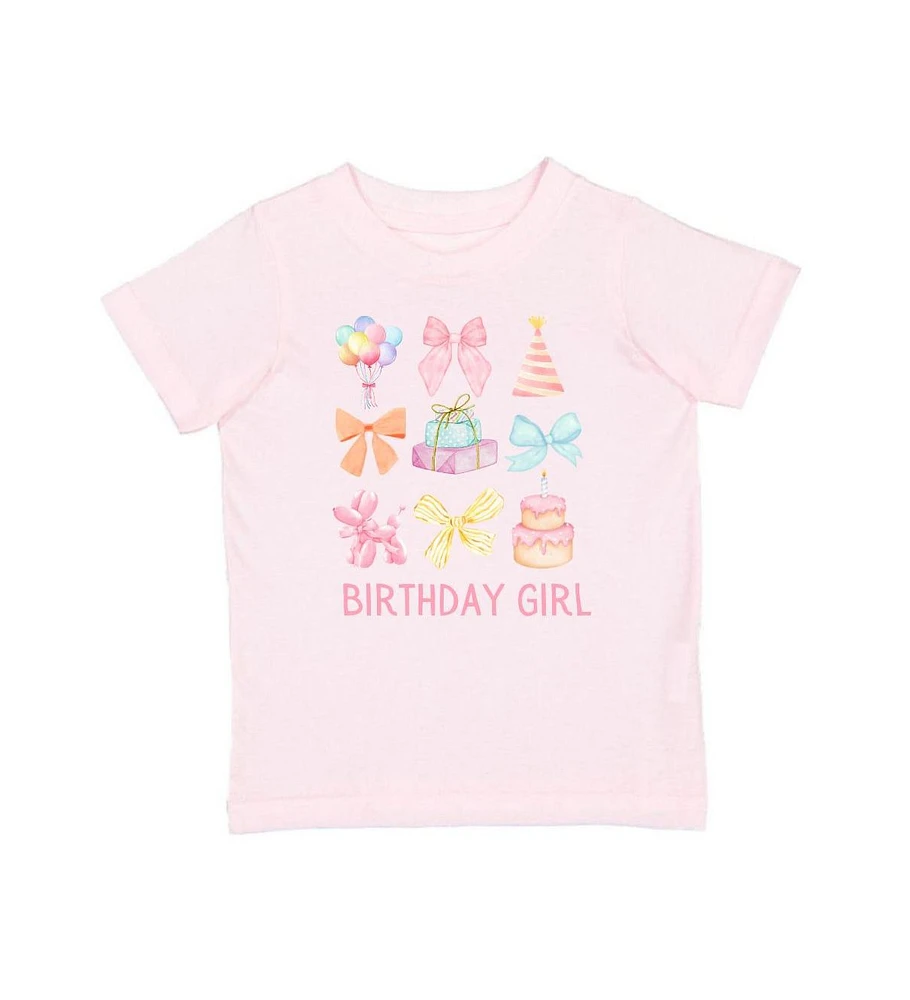 Sweet Wink Toddler Girls Birthday Cutie Short Sleeve T-Shirt