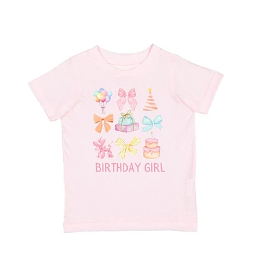 Sweet Wink Toddler Girls Birthday Cutie Short Sleeve T-Shirt