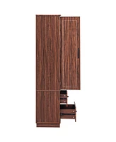Farmhouse Pantry Cabinet - 71" Tall