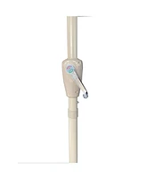 9FT Beige Patio Umbrella - Outdoor Market Umbrella