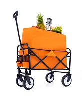 Collapsible Utility Wagon Cart - Orange