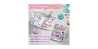Lovely Slime Maker Kit for Kids - Includes 10+ Pre-Made Rainbow Slimes, Candy Pellets, Heart & Star Molds