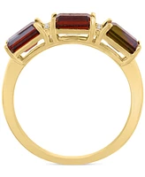 Effy Garnet (2-1/3 ct. t.w.) & Diamond Accent Ring in 14k Yellow Gold