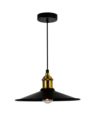 Cwi Lighting 9" Metal Brave 1 Mini Pendant