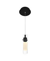 Cwi Lighting 10.5" Metal Olinda Led Integrated Mini Pendant