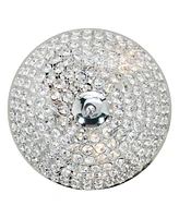 Cwi Lighting 6" Metal Globe 3 Light Bowl Flush Mount
