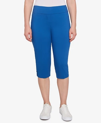 Ruby Rd. Petite Ladder Hem Americana Clamdigger Pullover Pants