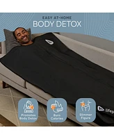 Lifepro RejuvaWrap Infrared Sauna Blanket – Portable Far Infrared Home Sauna for Detox, Muscle Recovery & Relaxation with Adjustable Heat Setti