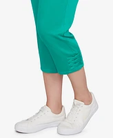Ruby Rd. Petite Ladder Hem Soft Denim Capri Jeans